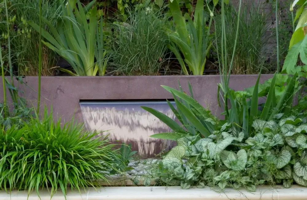 Water features for a small garden